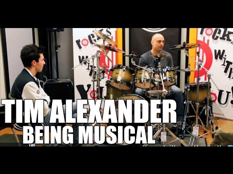 Tim Alexander (Primus and A Perfect Circle Drummer) - 'How To Be Musical On Drums' drum tips