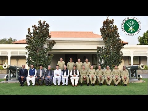 PM IMRAN KHAN FIRST VISITs GHQ  in Rawalpindi