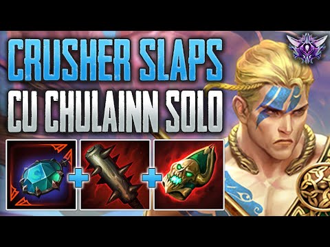 DEFENSE IS OVERRATED! Cu Chulainn Solo Gameplay (SMITE Masters Ranked Conquest)