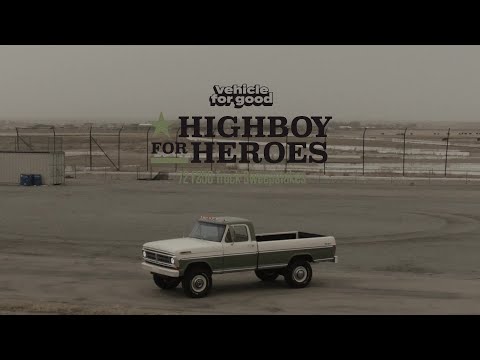 Win a 1972 Custom Built Ford F250 or $100K and help veterans find healing & community!