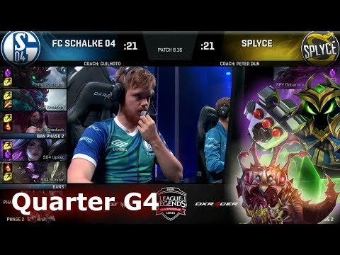 Splyce vs FC Schalke 04 | Game 4 Quarter Finals S8 EU LCS Summer 2018 | SPY vs S04 G4