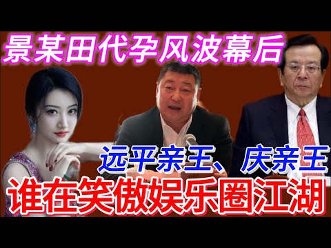 娱乐圈真正大佬：淮亲王｜习远平 景某甜代孕风波幕后 | 远平亲王、庆亲王 ｜#景甜 #赵露思 #赵丽颖 