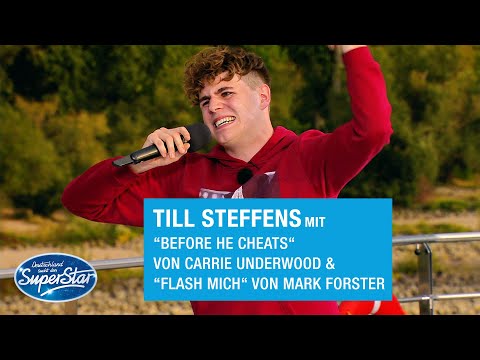 Till Steffens mit Before He Cheats von Carrie Underwood &amp; Flash mich von Mark Forster | DSDS 2021