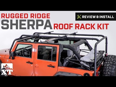Jeep Wrangler Rugged Ridge Sherpa Roof Rack Kit (2007-2017 JK 4-Door) Review & Install