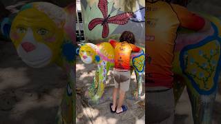 DAVI DORMIU NO COLO DO MACACO COLORIDO 😮 #tiarutedavi