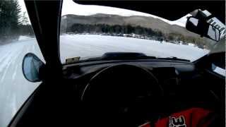 preview picture of video 'Mark Piatkowski- Driver's Eye View- AMEC Ice Racing 2/3/13'