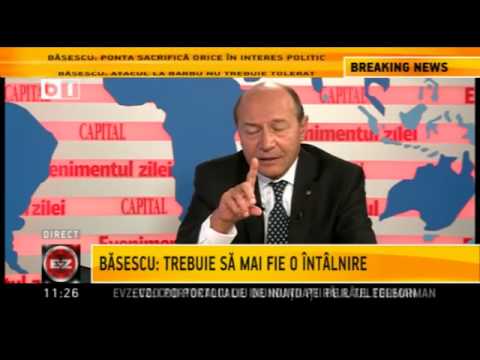 Traian Băsescu, la Evenimentul Zilei (B1 TV), 18 octombrie 2013 -- emisiune completă
