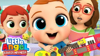 Download lagu Belajar Main Gitar dan Terompet Yuk! 🎸 Lagu Anak Belajar Musik | Little Angel Bahasa Indonesia mp3