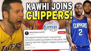 Kawhi Leonard has joined the Clippers...with Paul George. WOW!