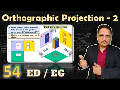 Orthographic Projection 1 Concept Engineering Drawing MultiView