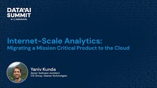 Internet-Scale Analytics: Migrating a Mission Critical Product to the Cloud