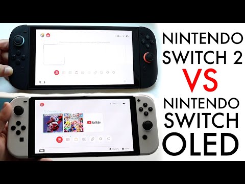 Nintendo Switch 2 Vs Nintendo Switch OLED! (Comparison) (Review)