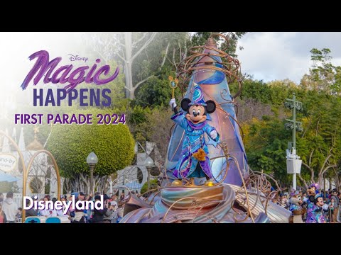 FIRST MAGIC HAPPENS PARADE 2024 | Disneyland Resort 4K