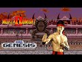 Mortal Kombat II Sega Genesis Liu Kang Playthrough HD RetroGameUp