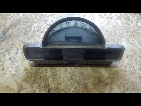 Restoration of the Gaz 21 instrument panel