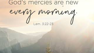 New Mercies Each Day (Jesus)