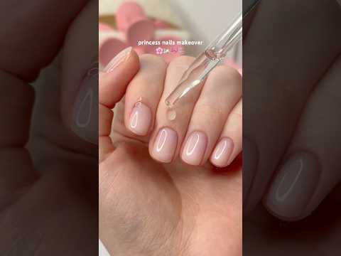 Nail Makeover 🫧🎀🦢 Products from Geli Potion 💅🏻 #nails #asmr #nailart #diynails #shortnails