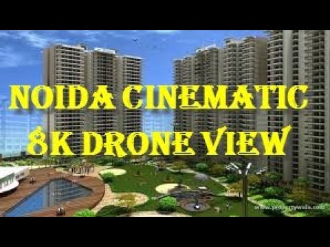 Noida, 8K cinematic drone view 2020