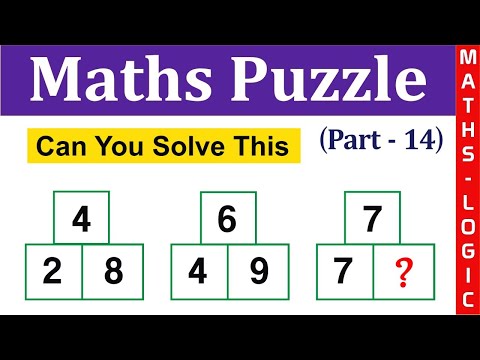 Maths puzzle (part 14) - how to solve maths puzzle easily - maths puzzles with answers - maths logic