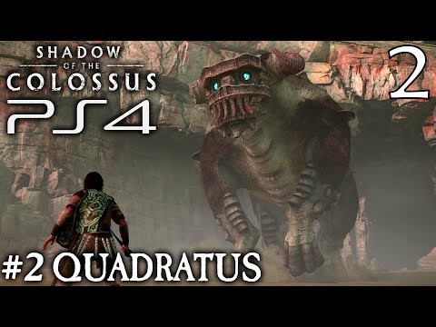 Shadow Of The Colossus PS4 Walkthrough Part 2 - Colossus #2 Quadratus