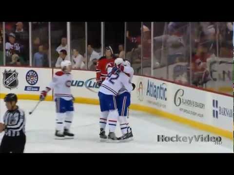 Colby Armstrong's first goal with the Montreal Canadiens . Mar 16, 2013