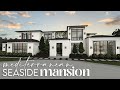 Bloxburg | Seaside Mediterranean Mansion | House Build