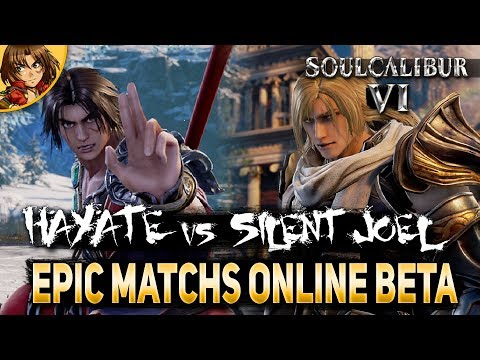 SoulCalibur 6 EPIC OPENBETA matchs ! Hayate (Kilik) vs Silent_Joel (Siegfried)