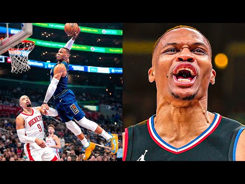 Russell Westbrook is FINALLY Having Fun Again ! Clippers Highlights