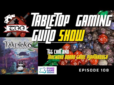 Tabletop Gaming Guild: Takenoko Playthrough on Board Game Arena