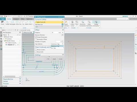 Siemens NX 1899 CAD Sketching - advance