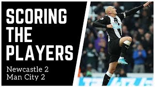 Scoring the players | Newcastle United 2-2 Manchester City