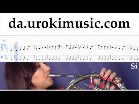 Valdhorn Undervisning Calvin Harris ft. Rihanna - This Is What You Came For Lektioner Sange Del#1