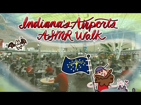 The Ultimate ASMR Airport Walk - All Four of Indiana's Airports