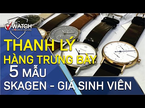 [P1] THANH LÝ Hàng Trưng Bày 5 Mẫu Đồng Hồ Skagen Chính Hãng - GIÁ SINH VIÊN