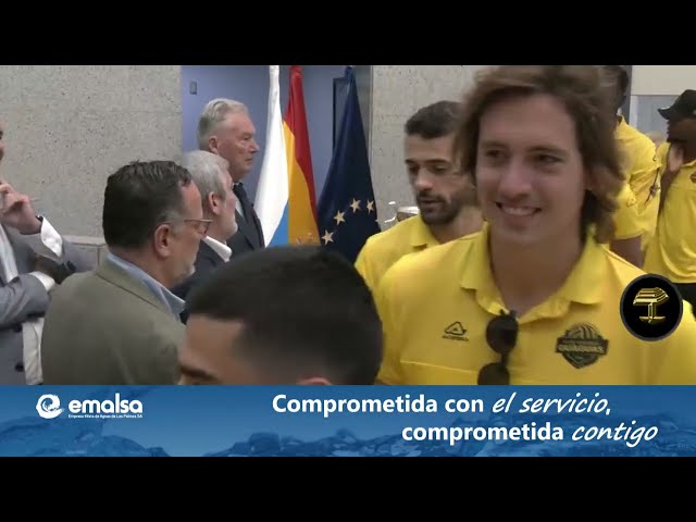 El Gobierno de Canarias recibe al CV Guaguas