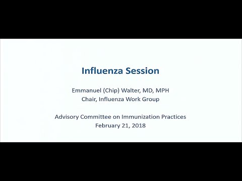 February 21, 2018 ACIP Meeting - Influenza Vaccine