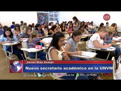 Nuevo secretario académico en la UNVM