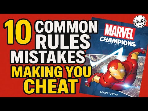 10 Common Rules Mistakes Beginners Make in Marvel Champions | Stop Cheating!