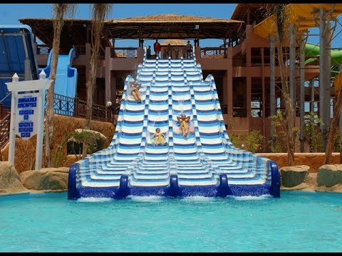 Jungle Aqua Park Hotel - Multi waterslide (Egypt, Hurghada) Джангл Аквапарк - Мультигорка (Египет, Хургада)