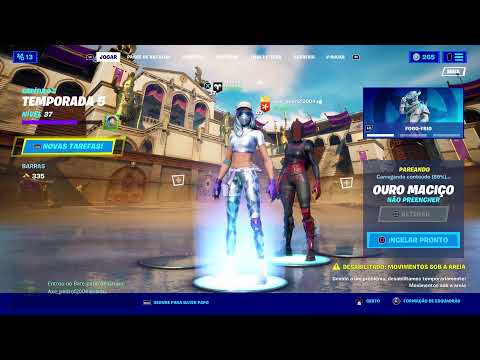 Matheus e Arthur  jogando Fortnite