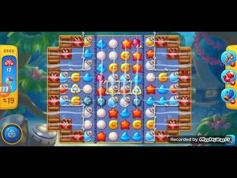 fishdom gameplay / level 6440 / It is like the ads? / thank you 피쉬돔 / 모바일 게임 / 중독성 있는 게임
