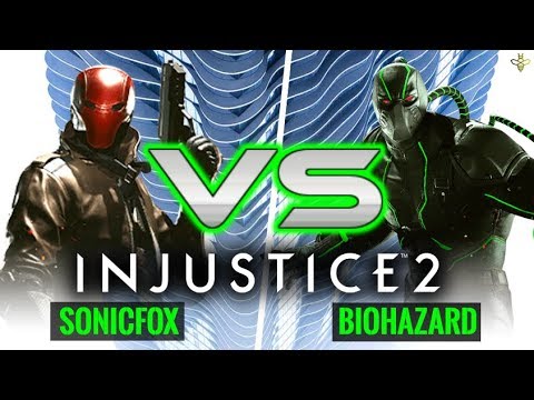 Injustice 2: SonicFox (Red Hood) vs Biohazard (Bane)
