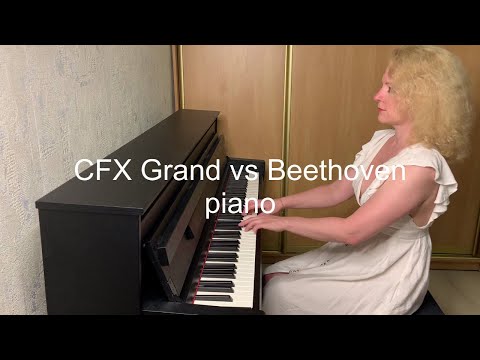 Yamaha Clp-785 CFX Grand vs Beethoven piano (Sonata No 3)