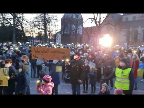 Norden/Ostfriesland: Demonstration gegen den Krieg in der Ukraine - für Frieden und Freiheit