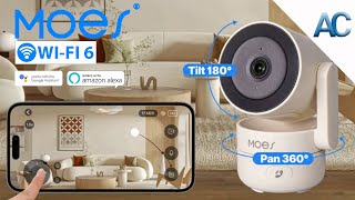 Moes Tuya Wi-Fi 6 Telecamera | 2,4Ghz e 5Ghz per una migliore stabilità