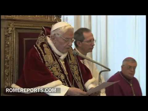 Pope's Resignation in Latin