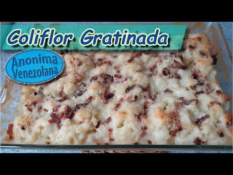 Coliflor al horno - COLIFLOR GRATINADA - Receta fácil