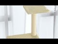 Albero per Gatti con Tiragraffi in Sisal Crema 104 cm - Foto miniatura 1