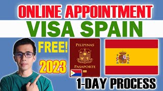 PAANO MAG-APPLY NG SPAIN VISA ONLINE | ONLINE VISA APPOINTMENT 2023