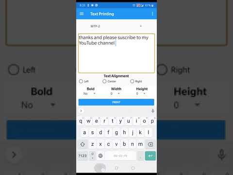 Probador o Test para Impresora Térmica Bluetooth Video